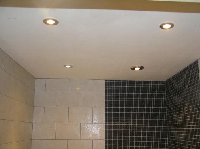 spotlights for gypsum plasterboard ceilings installation 